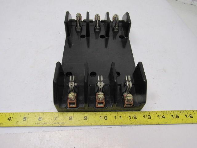 Buss R60100-3COR 3 Pole Class R Fuse Holder Block 600V 100A