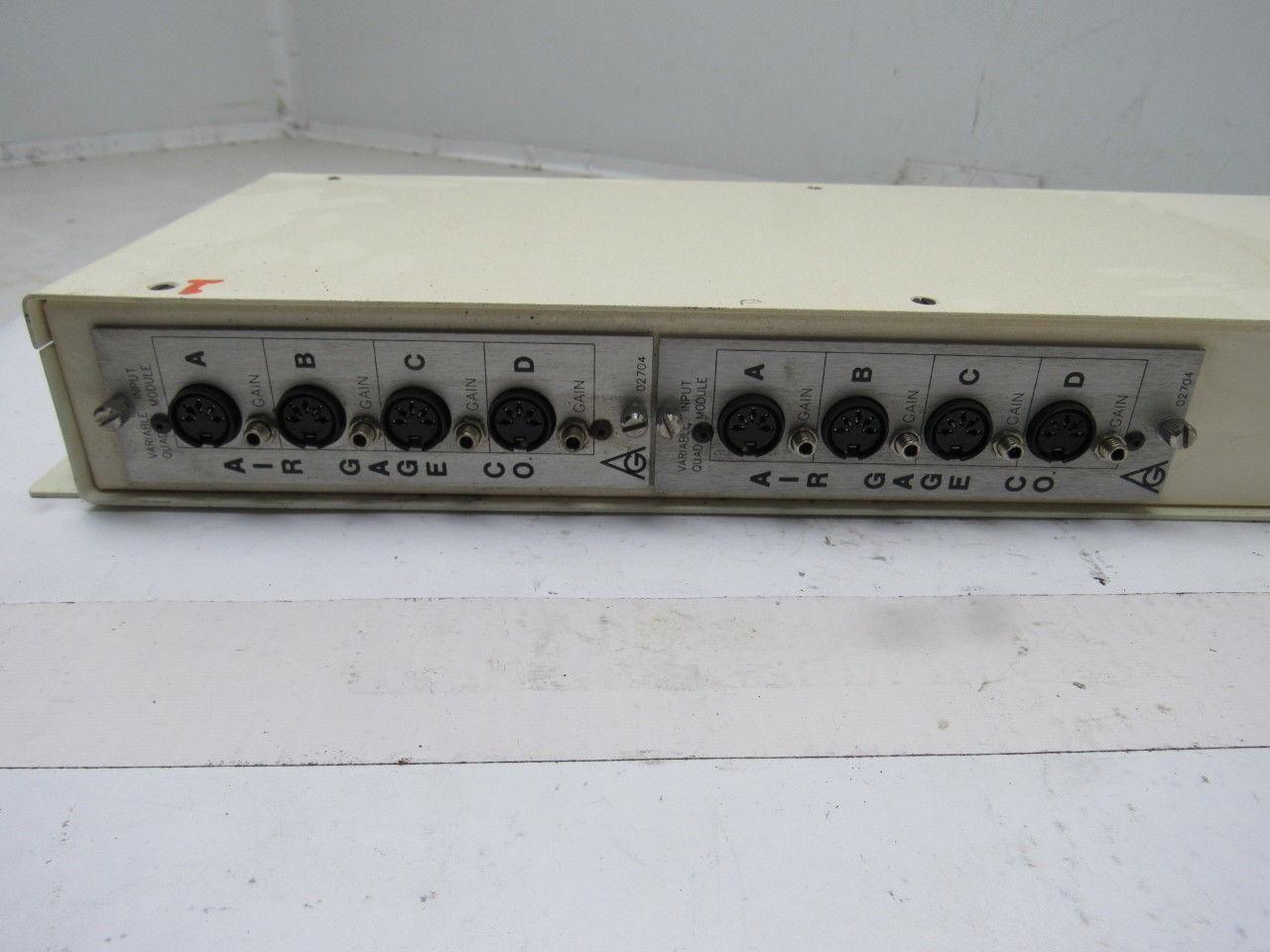Air Gage Co. Variable Input 8 Channel Quad Module Assembly