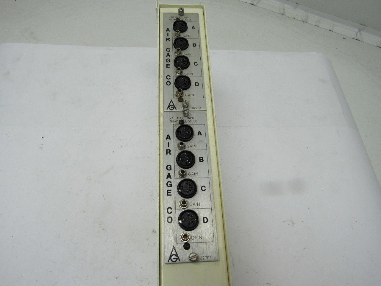 Air Gage Co. Variable Input 8 Channel Quad Module Assembly