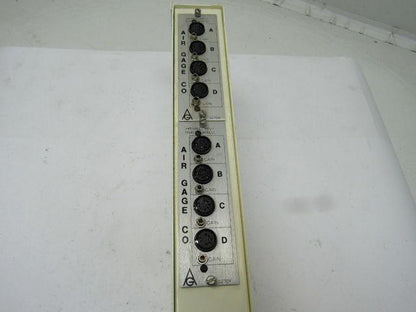 Air Gage Co. Variable Input 8 Channel Quad Module Assembly