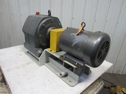 US Motors CBN2603SB3140AP Inline Gear Reducer Gear Motor 140:1 Ratio 3Hp