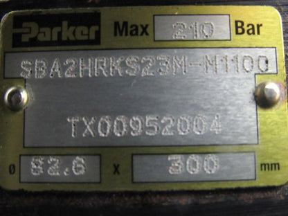 Parker SBA2HRKS23M-M1100 Hydraulic Cylinder 82.6mm Bore X 300mm Stroke