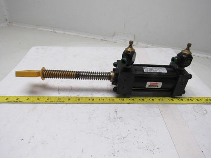 Schrader Bellows PAB101621 Pneumatic Cylinder 2" Bore X 3" Stroke 250PSI