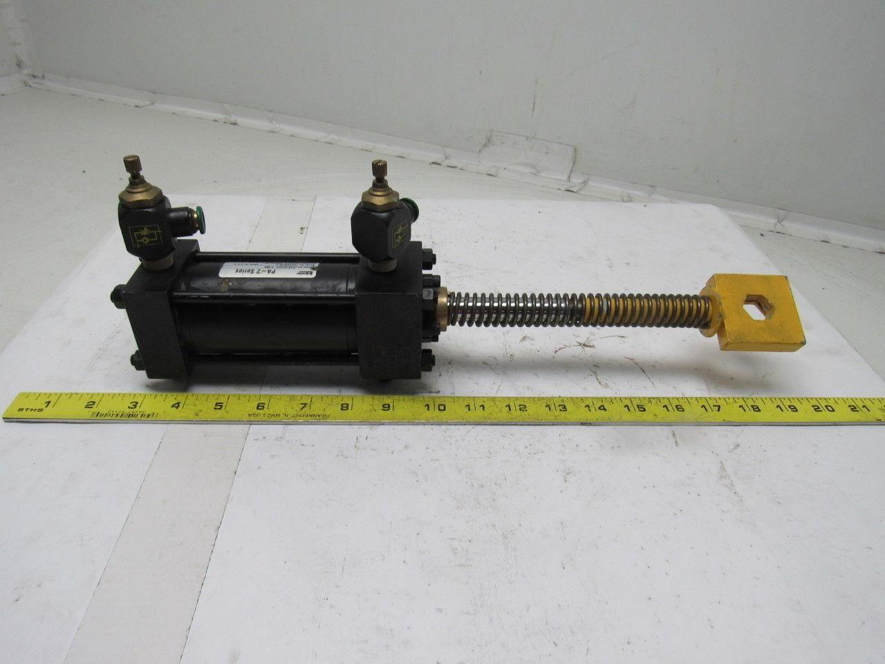 Schrader Bellows PAB101621 Pneumatic Cylinder 2" Bore X 3" Stroke 250PSI