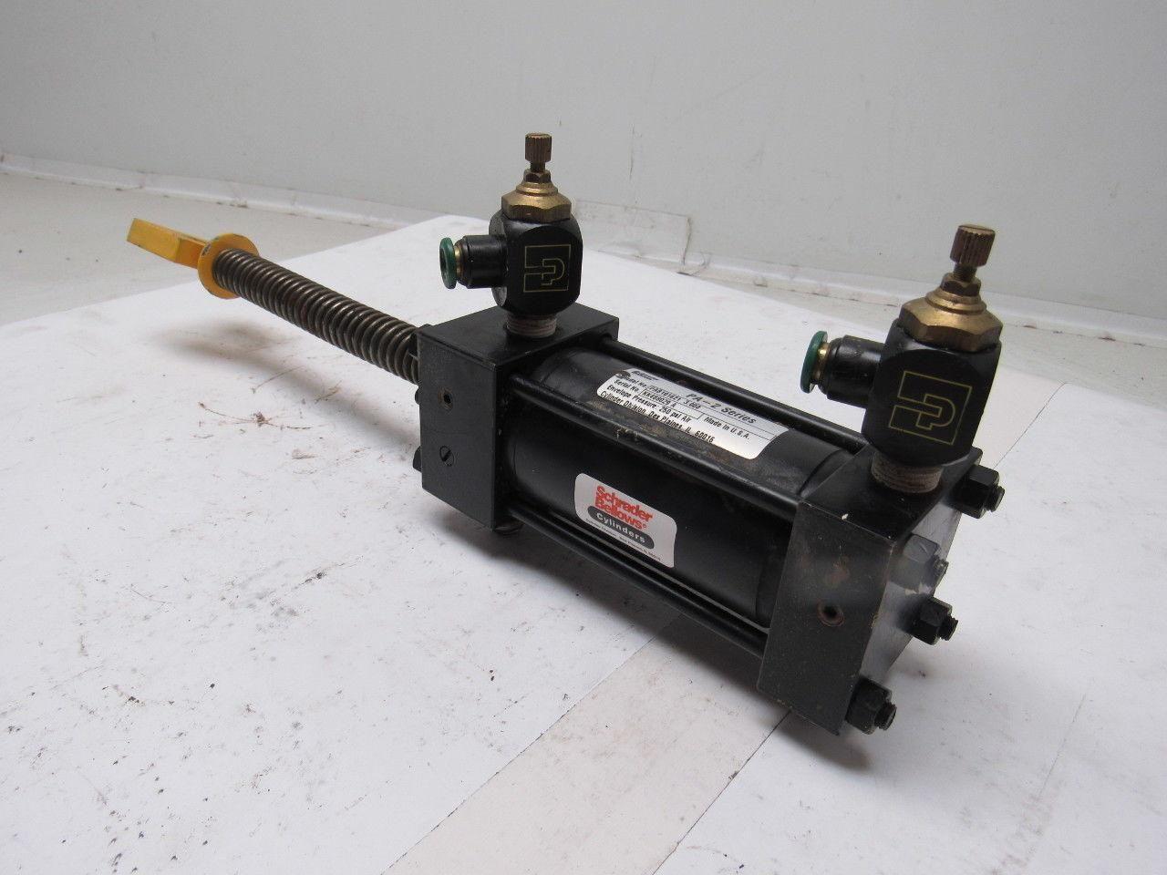 Schrader Bellows PAB101621 Pneumatic Cylinder 2" Bore X 3" Stroke 250PSI