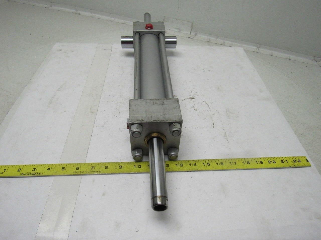 Milwaukee H71D Pneumatic Air Cylinder 2.5" Bore 10" Stroke Double Rod