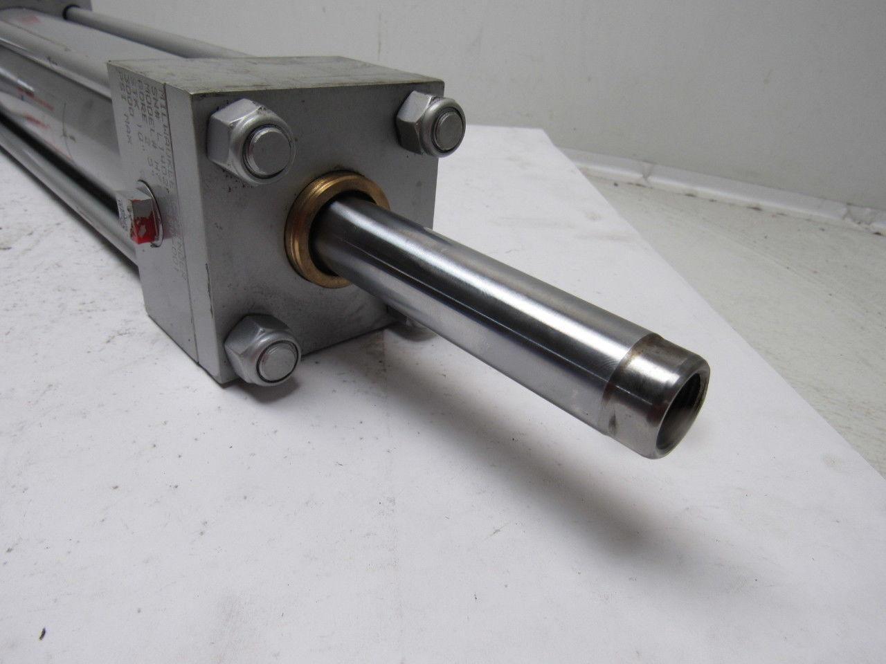 Milwaukee H71D Pneumatic Air Cylinder 2.5" Bore 10" Stroke Double Rod