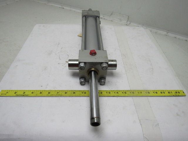 Milwaukee H71D Pneumatic Air Cylinder 2.5" Bore 10" Stroke Double Rod