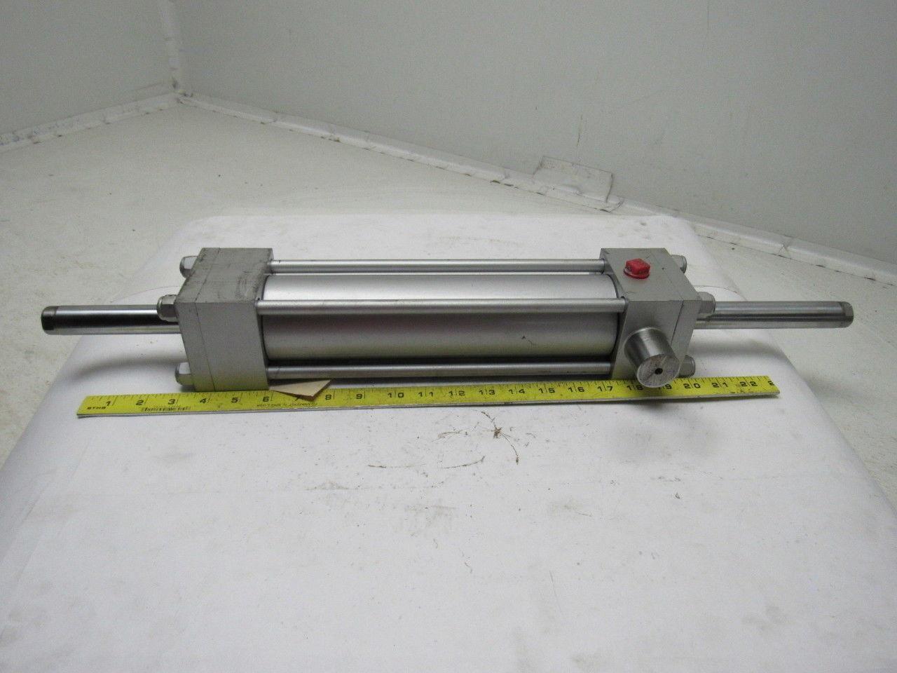 Milwaukee H71D Pneumatic Air Cylinder 2.5" Bore 10" Stroke Double Rod
