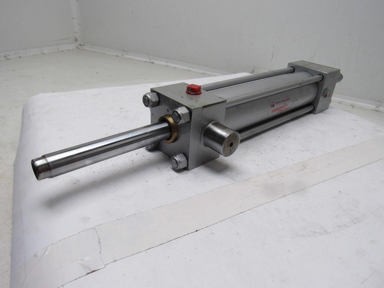 Milwaukee H71D Pneumatic Air Cylinder 2.5" Bore 10" Stroke Double Rod