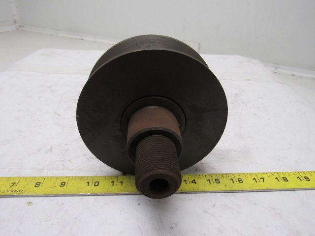 Osborn V Groove Load Runner Idler Pulley 5-1/2" OD 1-1/4"-12 Thread Stud