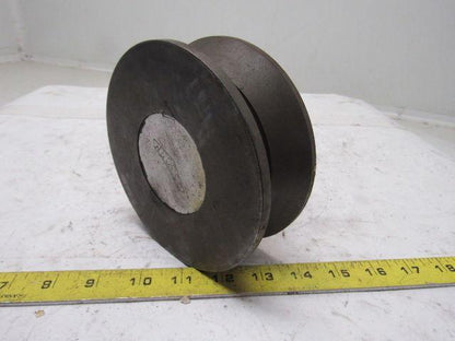 Osborn V Groove Load Runner Idler Pulley 5-1/2" OD 1-1/4"-12 Thread Stud