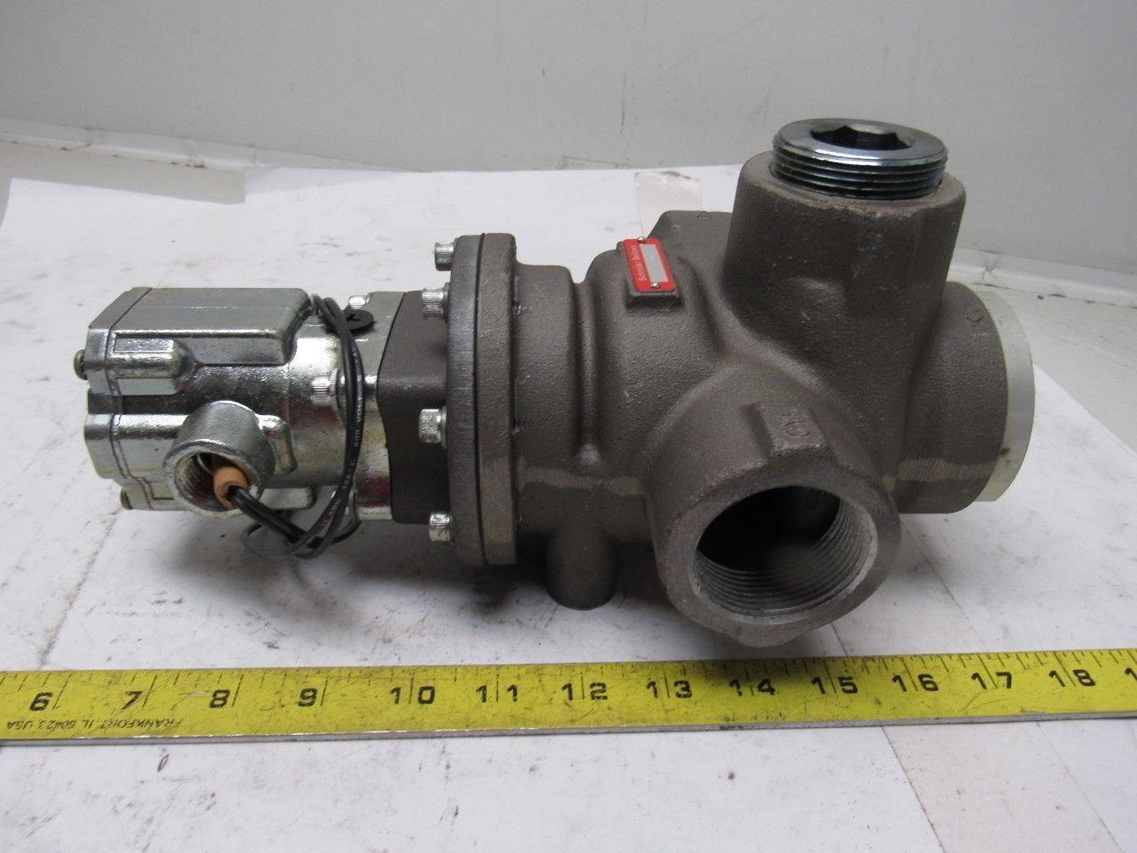Schrader Bellows N3259300253 "N Series 1- 1/4" Hi-Flow Inline Poppet Valve
