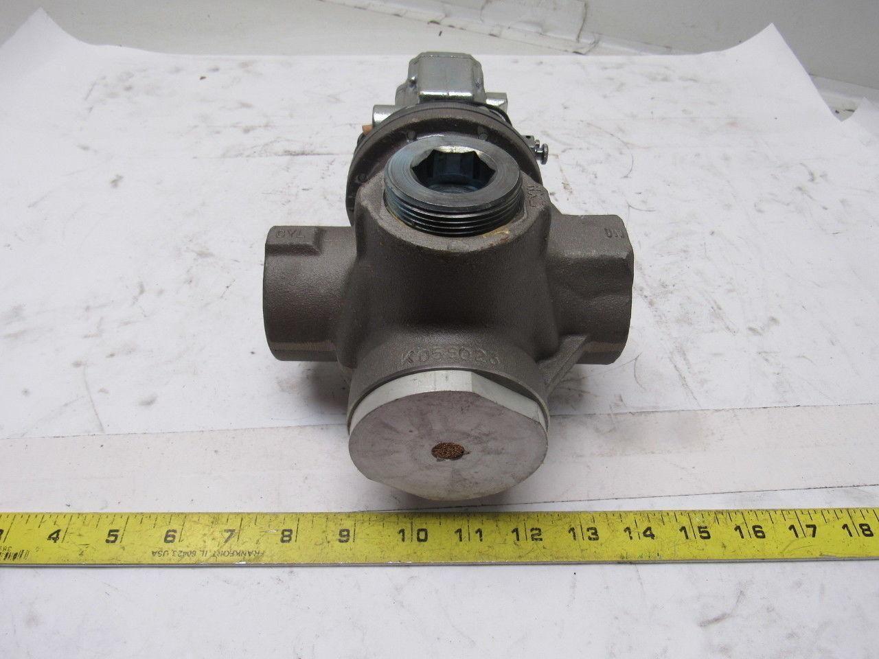 Schrader Bellows N3259300253 "N Series 1- 1/4" Hi-Flow Inline Poppet Valve