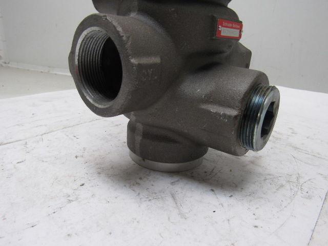 Schrader Bellows N3259300253 "N Series 1- 1/4" Hi-Flow Inline Poppet Valve