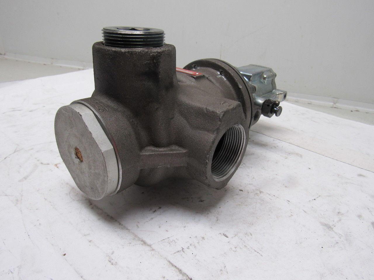 Schrader Bellows N3259300253 "N Series 1- 1/4" Hi-Flow Inline Poppet Valve