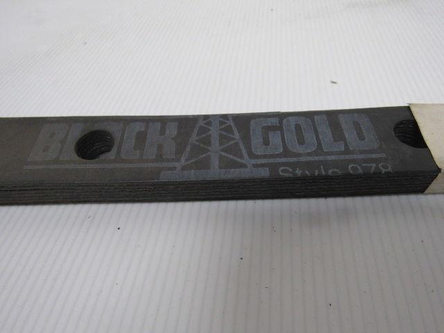 JM Clipper 978-C Black Gold High Temp Anti Stick Gasket Nitrile 15-3/4x11" OD