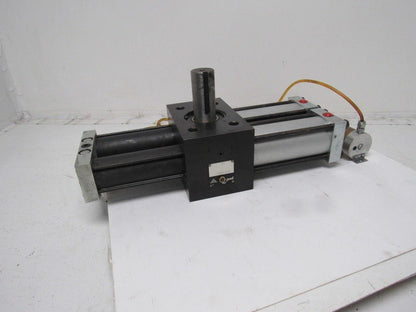 PHD R13R 8180-D Air Oil Tandem Rotary Actuator 180° Rotation 1-3/4" Shaft