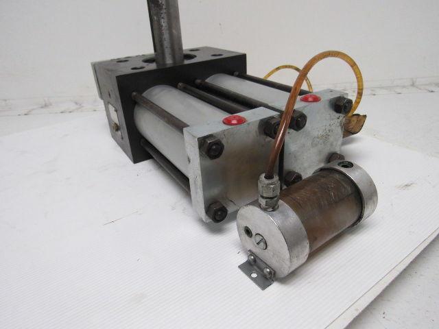 PHD R13R 8180-D Air Oil Tandem Rotary Actuator 180° Rotation 1-3/4" Shaft