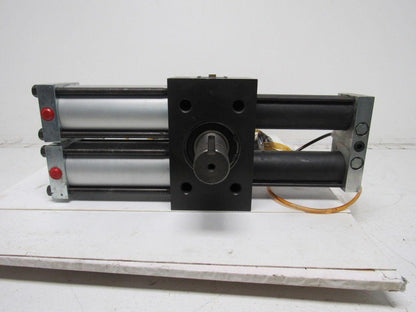 PHD R13R 8180-D Air Oil Tandem Rotary Actuator 180° Rotation 1-3/4" Shaft