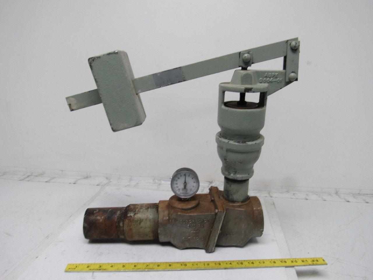 AUPK-3004-01 SMC 3A 12PSI Counter Weight Air Pressure Relief Valve Superchek  4"