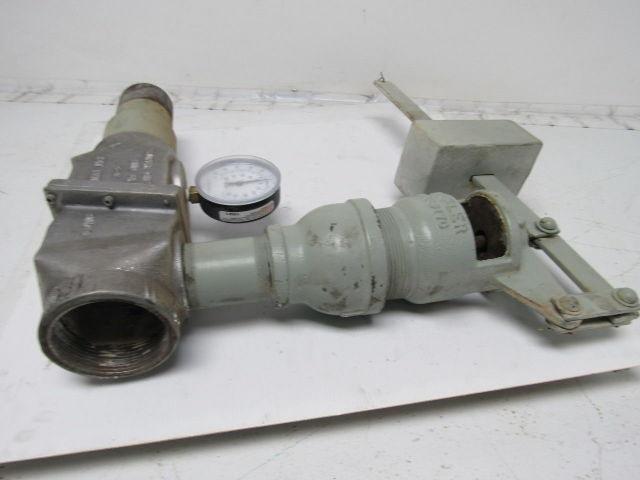 Buhler BCS817C SMC 3A Counterweight Pressure Relief Valve Superchek 4"