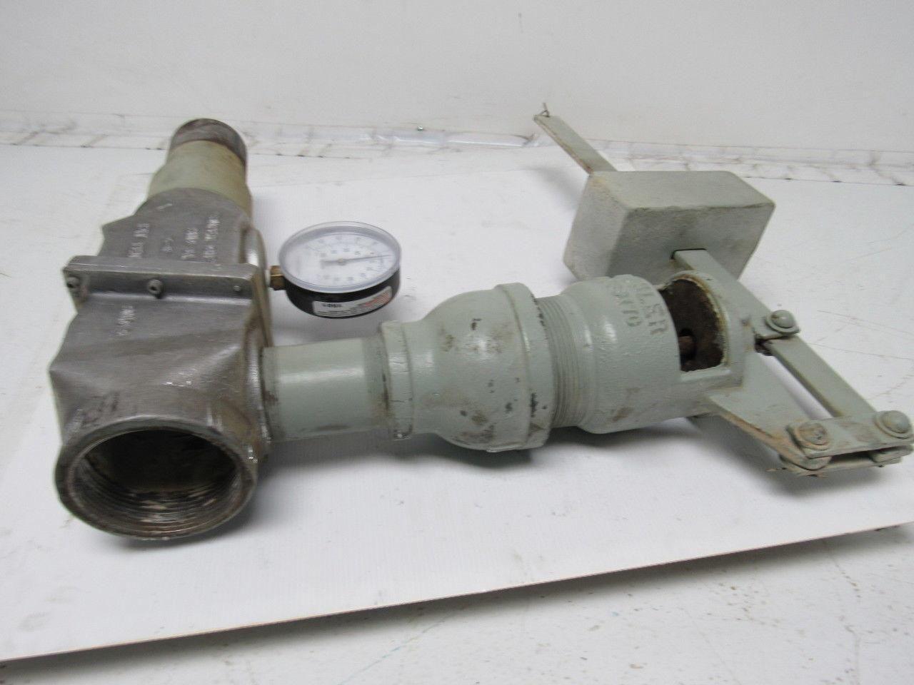 Buhler BCS817C SMC 3A Counterweight Pressure Relief Valve Superchek 4"