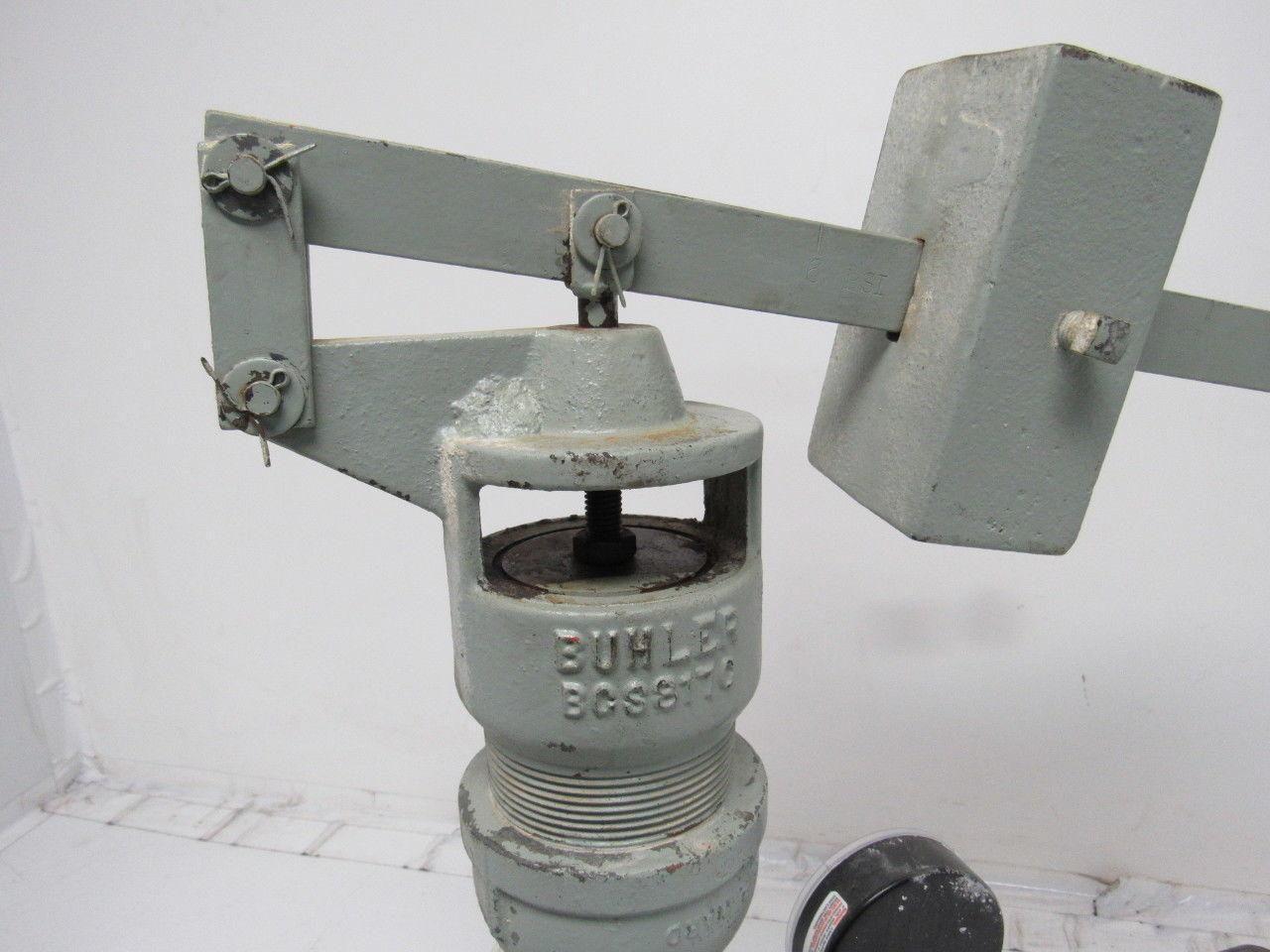 Buhler BCS817C SMC 3A Counterweight Pressure Relief Valve Superchek 4"