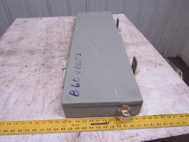 35"x 11" x 4"  V-Belt Drive And Idle Pulley Guard Hinged Door