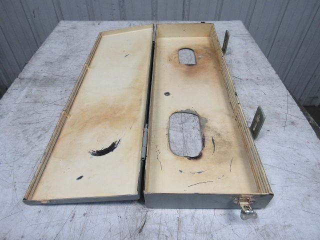 35"x 11" x 4"  V-Belt Drive And Idle Pulley Guard Hinged Door