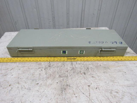 35"x 11" x 4"  V-Belt Drive And Idle Pulley Guard Hinged Door