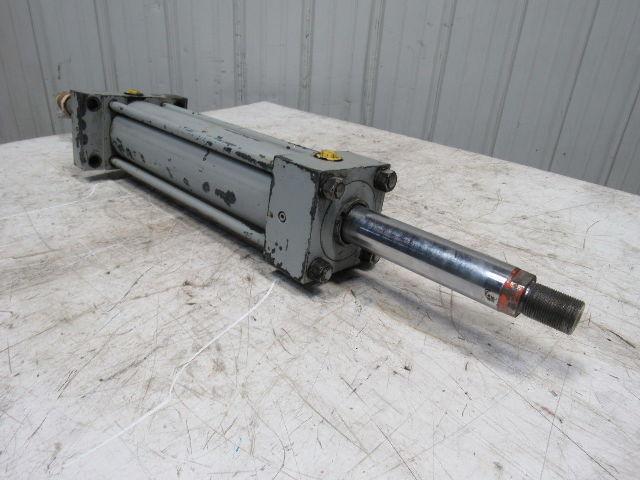 Loramendi  Double Rod End Hydraulic Cylinder 100mm Bore 375mm Stroke Flange Mt