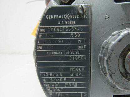 Gast 5LCA-10-M500X Oil less Piston Vacuum Pump Electric Motor 3/4HP 115V