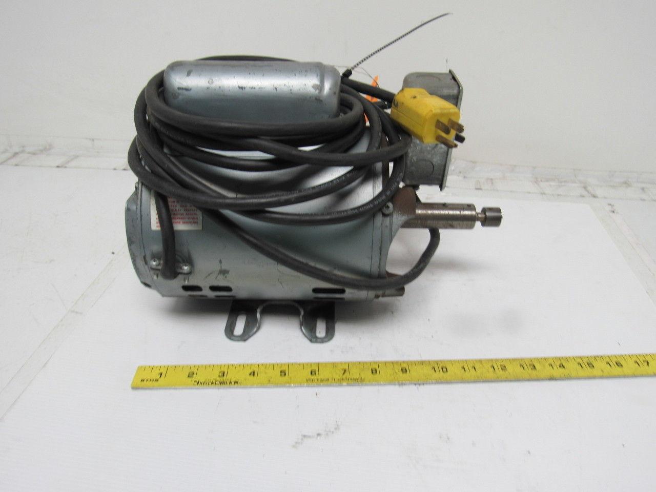 Gast 5LCA-10-M500X Oil less Piston Vacuum Pump Electric Motor 3/4HP 115V