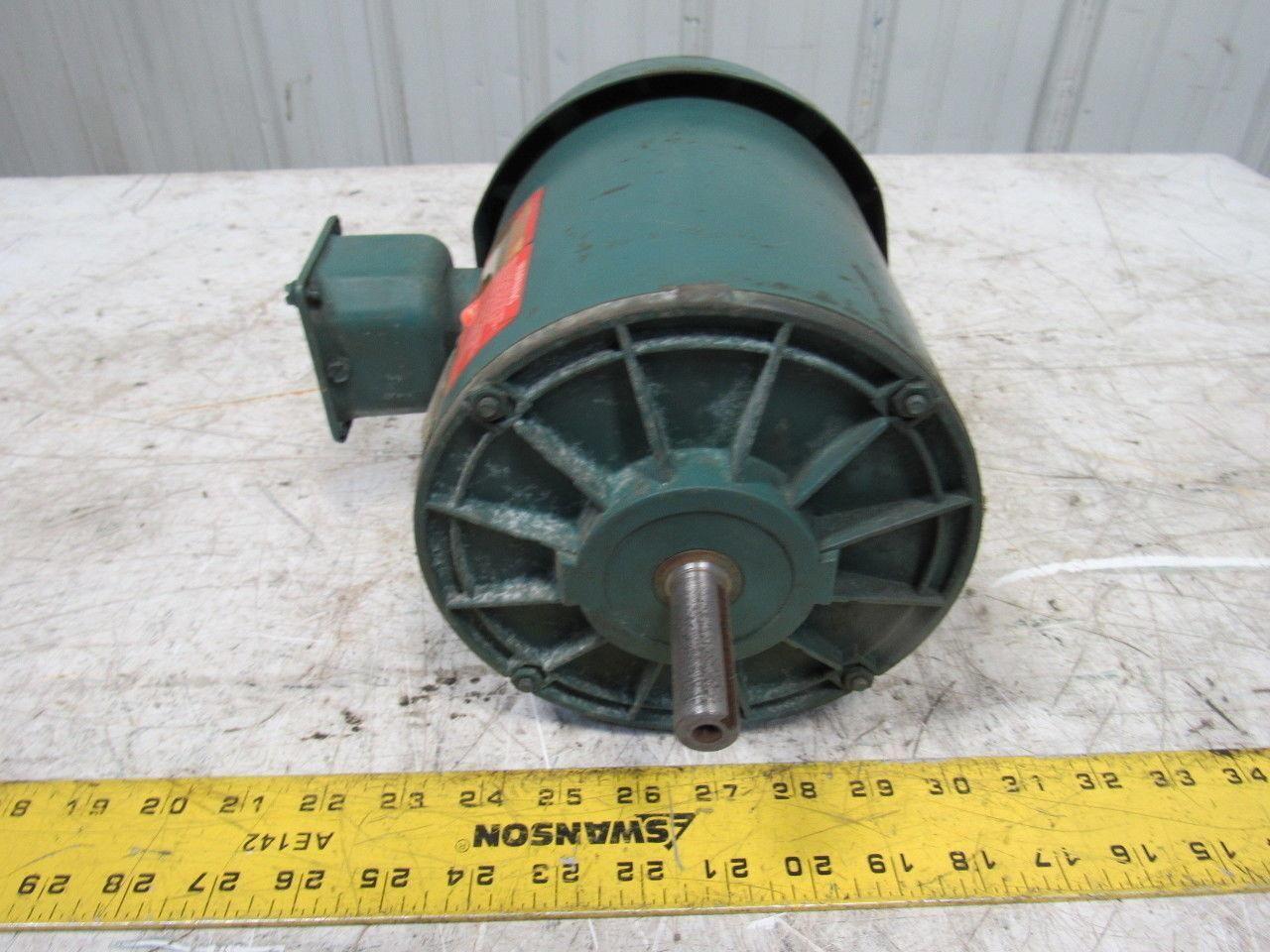 Reliance Electric P56H1301S-VN 3/4HP 3PH 208-230/460V 1725RPM Motor FB56 Frame