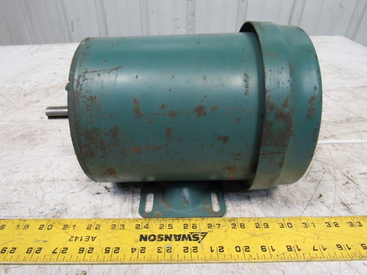 Reliance Electric P56H1301S-VN 3/4HP 3PH 208-230/460V 1725RPM Motor FB56 Frame