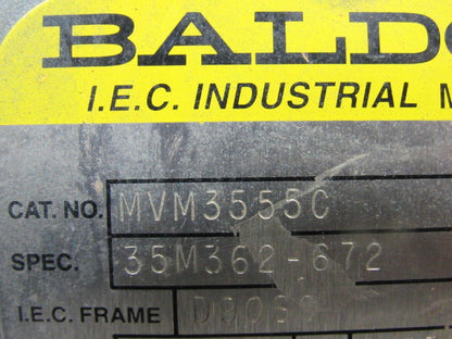 Baldor MVM3555C 2Hp 1.5kW 3450RPM 208-230/460V 3Ph 60Hz IEC Motor