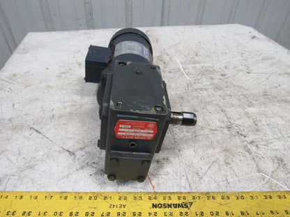 Leeson 098008.00 180VDC Electric Motor W/Hub City 40:1 Ratio Left Gear Reducer