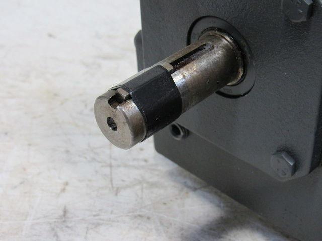 Leeson 098008.00 180VDC Electric Motor W/Hub City 40:1 Ratio Left Gear Reducer