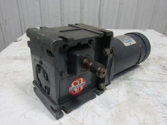 Leeson 098008.00 180VDC Electric Motor W/US Motors 40:1 Ratio Left Gear Reducer