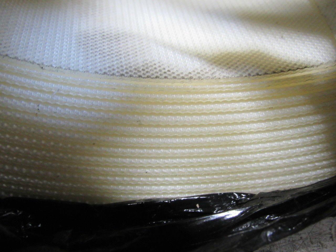 BDI BD729 White 2 Ply .073" Smooth Top Conveyor Belt 15" X 30'