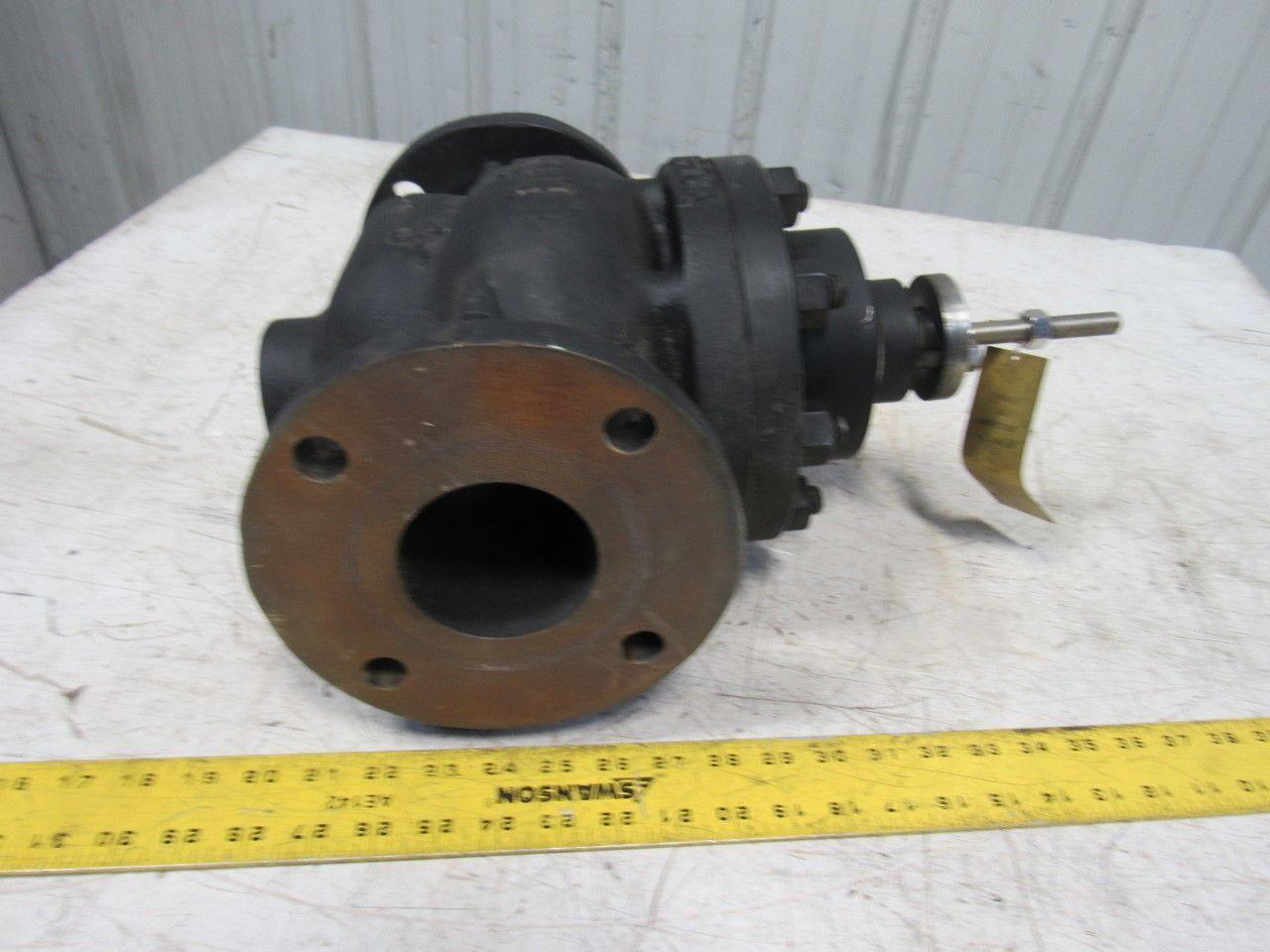 Leslie 841H2X1SL0 3" Flange 125CL 60PSIG Body Size 3 450°F MAX Gate Valve