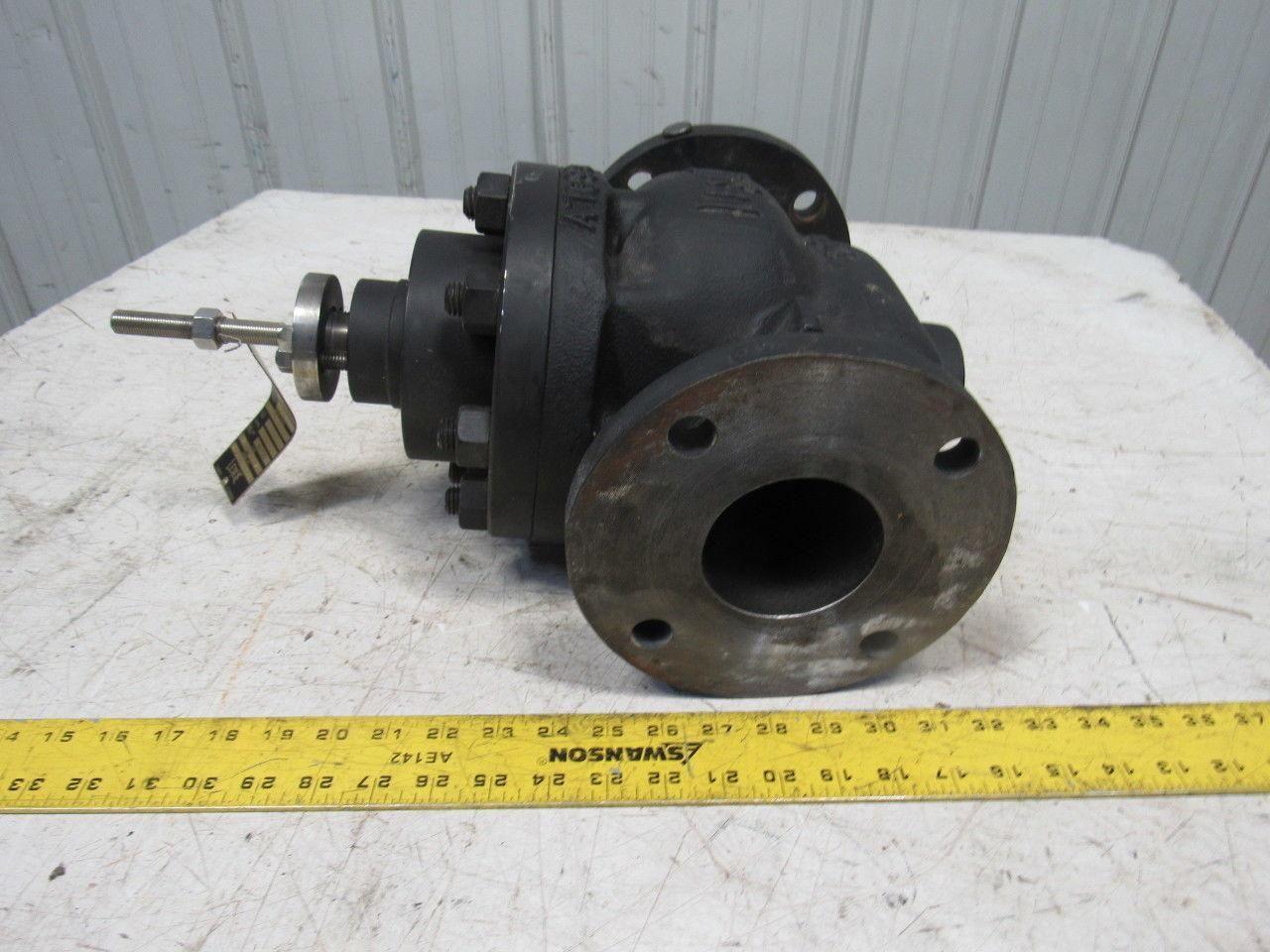 Leslie 841H2X1SL0 3" Flange 125CL 60PSIG Body Size 3 450°F MAX Gate Valve