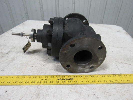 Leslie 841H2X1SL0 3" Flange 125CL 60PSIG Body Size 3 450°F MAX Gate Valve