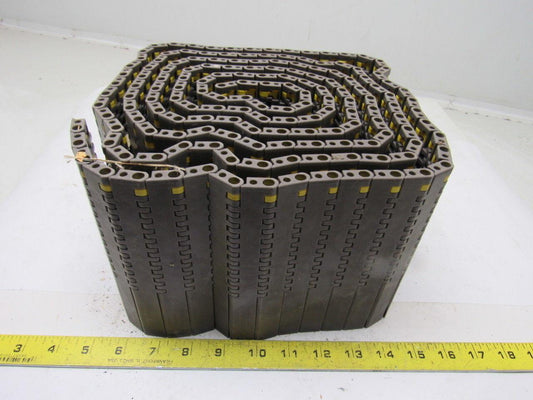 Rexnord DTS 8508 6.30" (4-1/2" Desc) Wide Flat Top Conveyor Chain Blade Edge 10'