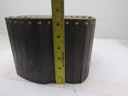 Rexnord DTS 8508 6.30" (4-1/2" Desc) Wide Flat Top Conveyor Chain Blade Edge 10'
