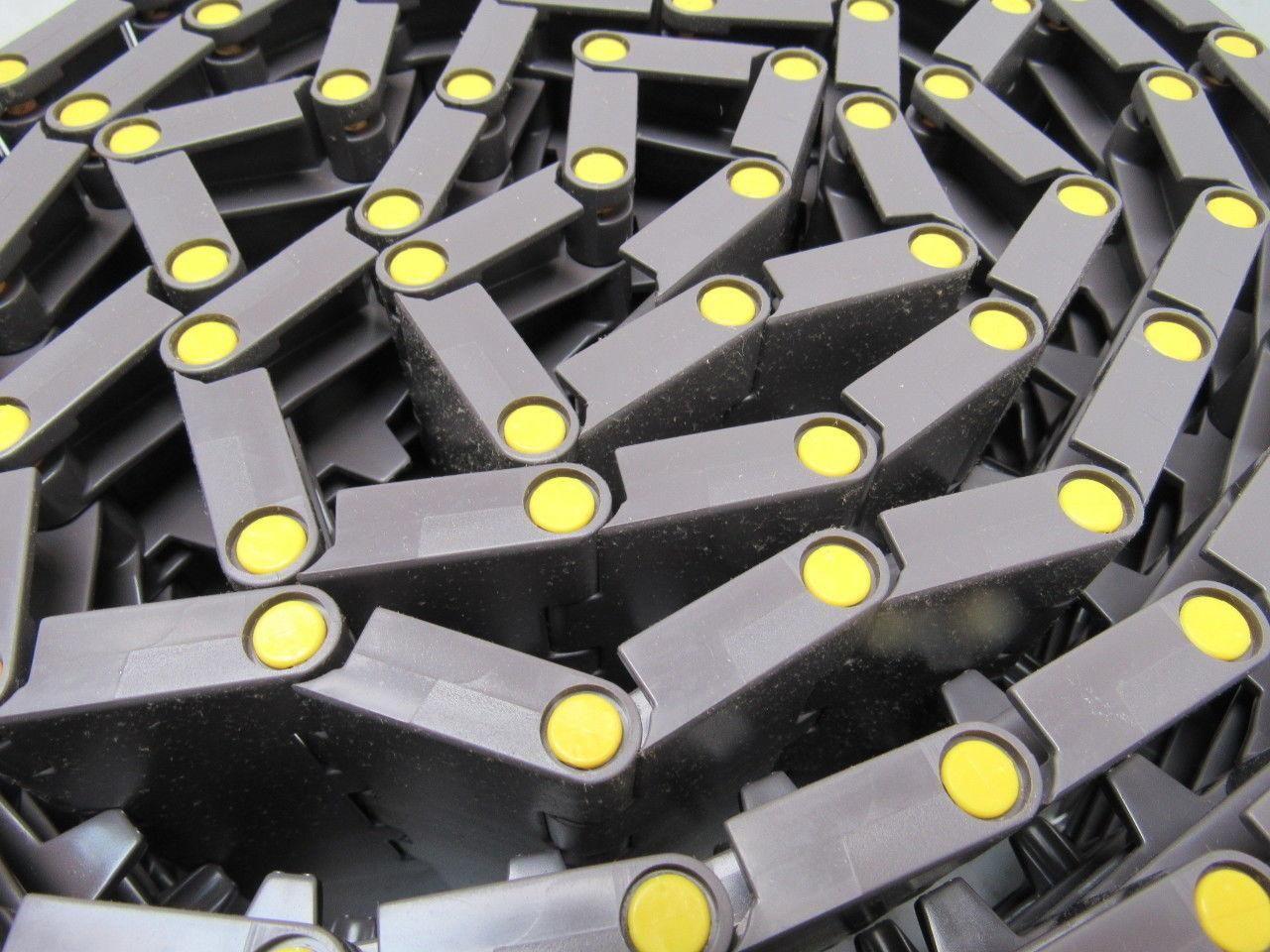Rexnord HP5705-4.5 4-1/2" Mat Top Flat Transfer Blade Edge Conveyor Chain 10'