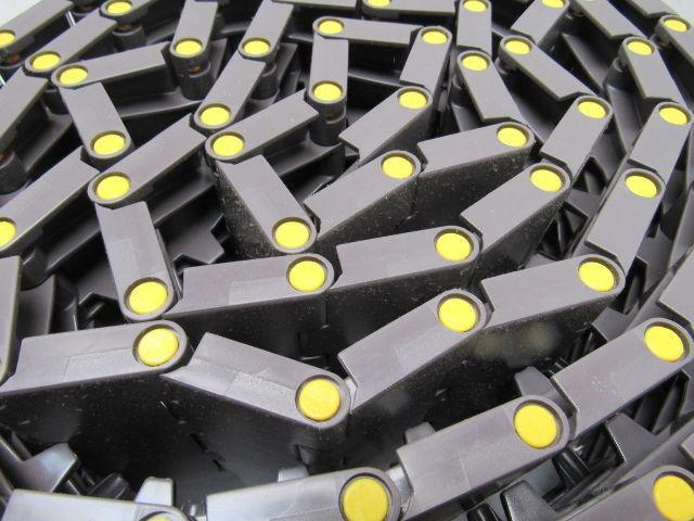 Rexnord HP5705-4.5 4-1/2" Mat Top Flat Transfer Blade Edge Conveyor Chain 10'