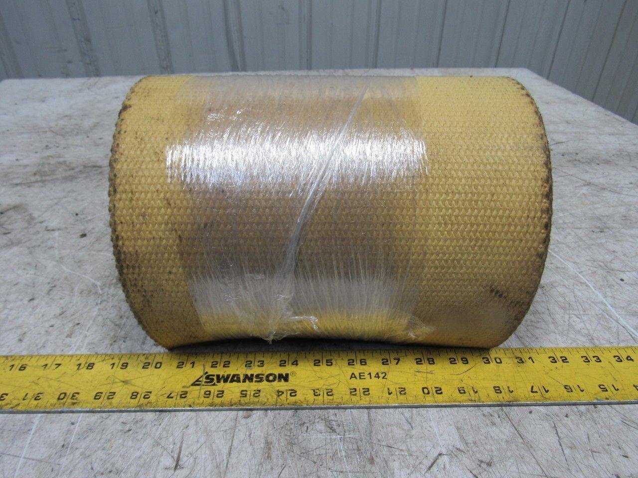 Tuff Temp 90-974 Made w/ Kevlar 4Ply Glass Float Conveyor Belt 10" X 8.5' X 1/4"