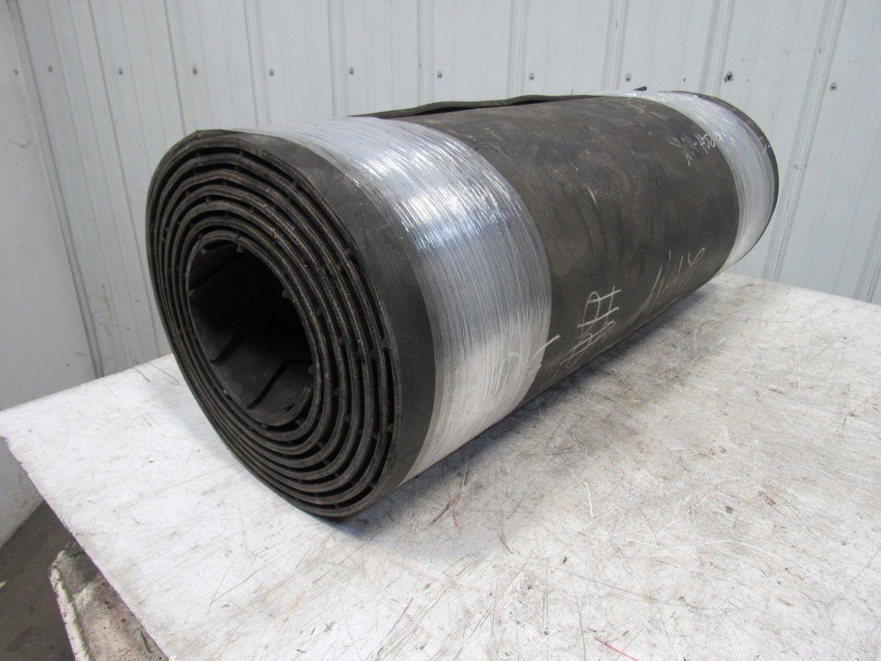 2 Ply Molded Rubber Closed Chevron Conveyor Belt 36" x 20'x 5/16"